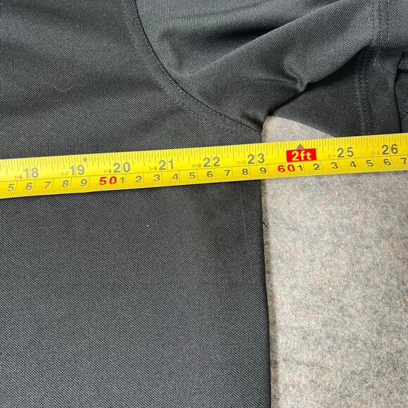 Dixxon Polo Black Shirt Mens Sweat Wicking Performance Polo Golf Size XL - Picture 10 of 10